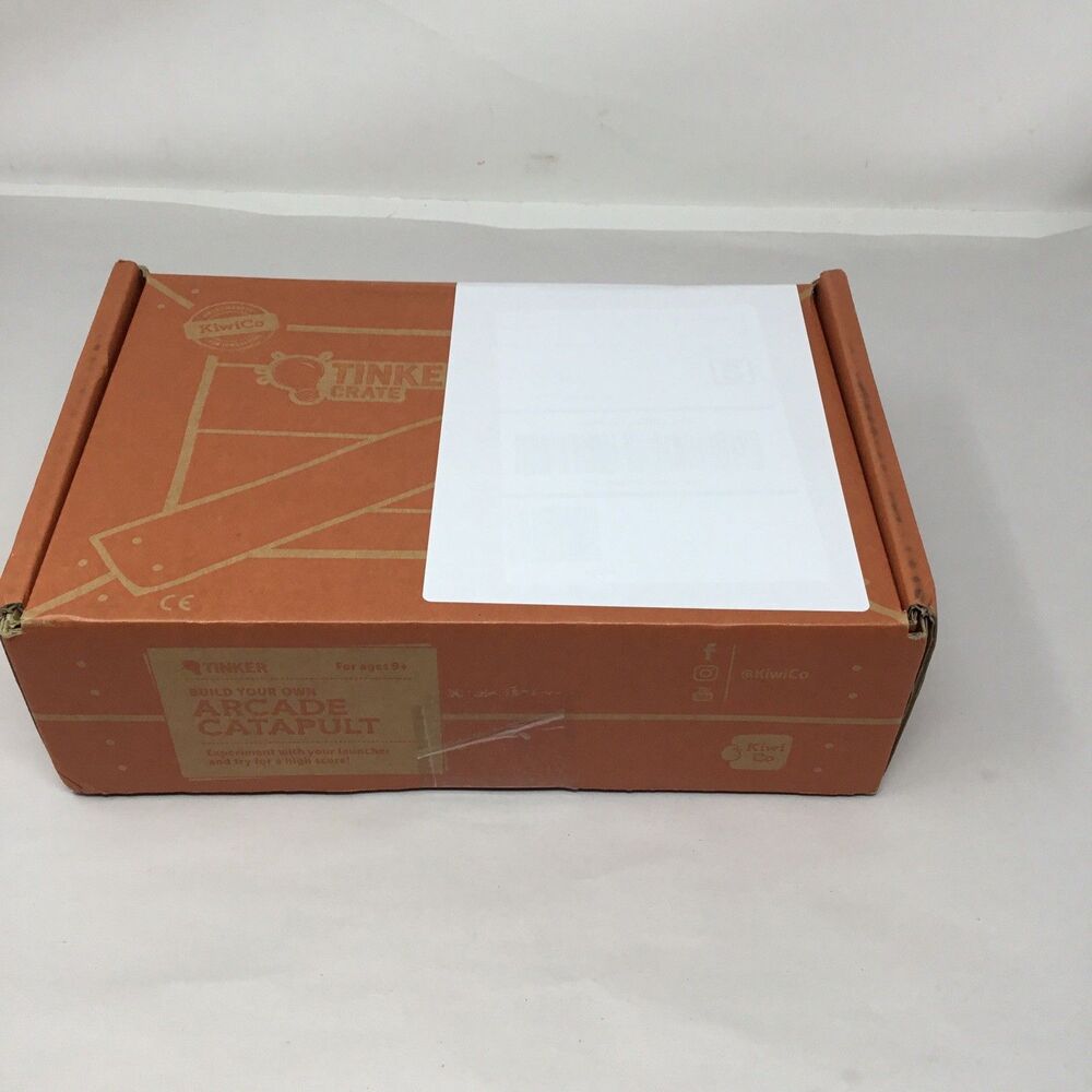 NEW Kiwi Co Tinker Crate Educational Kit Make Your Own Arcade Catapult Toy